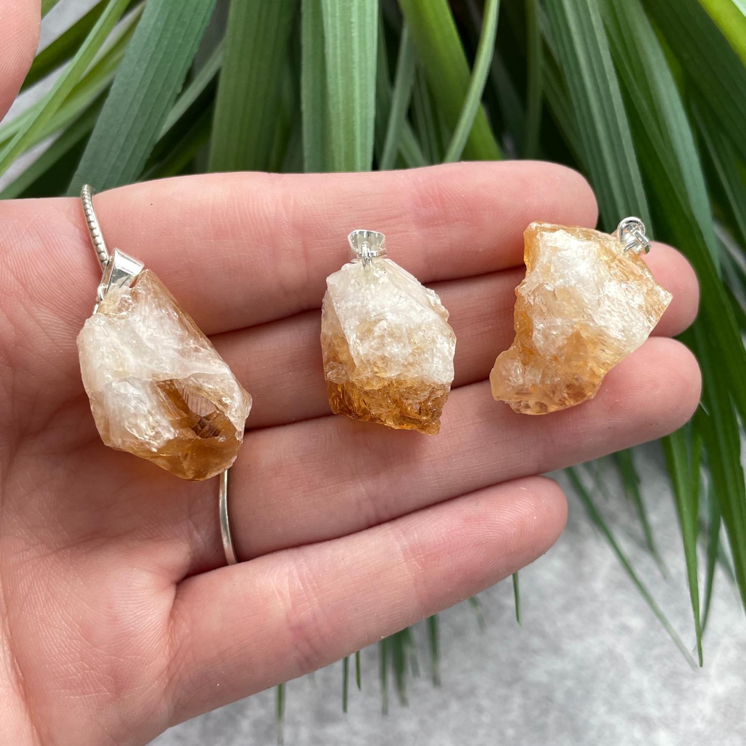 Rough Mini Pendant - Citrine Rough Mini Pendant - Citrine